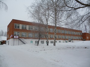 Входная группа Лудорвайская средняя школа им. А.М. Лушникова. 