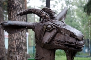 Скульптура козы, Козий парк, г. Ижевск