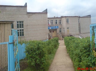 Входная группа Мельниковская основная школа. 