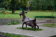 Скульптура козы, Козий парк, г. Ижевск