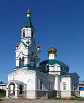 Входная группа Свято-Пантелеймоновский храм в Воткинске.  Крылова,  16