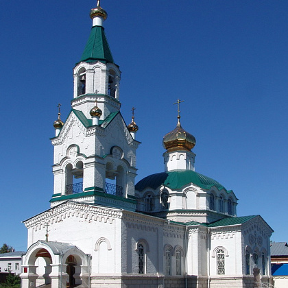 Входная группа Свято-Пантелеймоновский храм в Воткинске. 