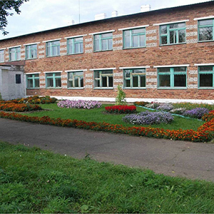 Входная группа Эркешевская средняя школа. 