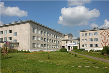 Входная группа Якшур-Бодьинская сельская гимназия.  Пушиной,  135