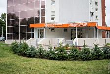Входная группа Маммологический центр в Ижевске.  Шумайлова,  20а