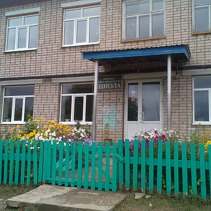 Входная группа Саркузская основная школа. 